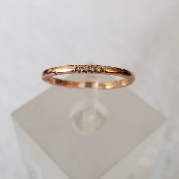 Little Rose Gold Stack Band